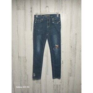 Girls Vigoss Skinny Jeans Distressed ~ Size 14